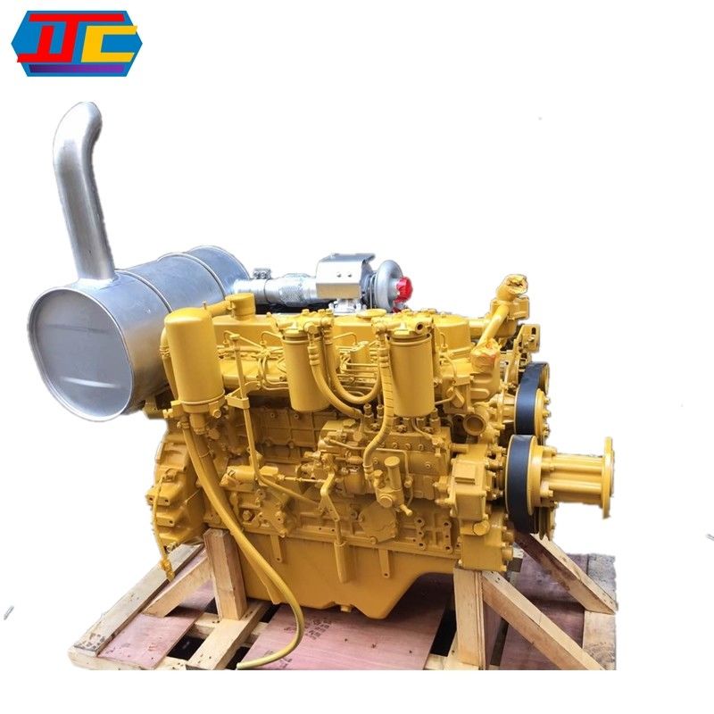 Color amarillo C.A.T 320 Material de acero del motor para la excavadora S6K