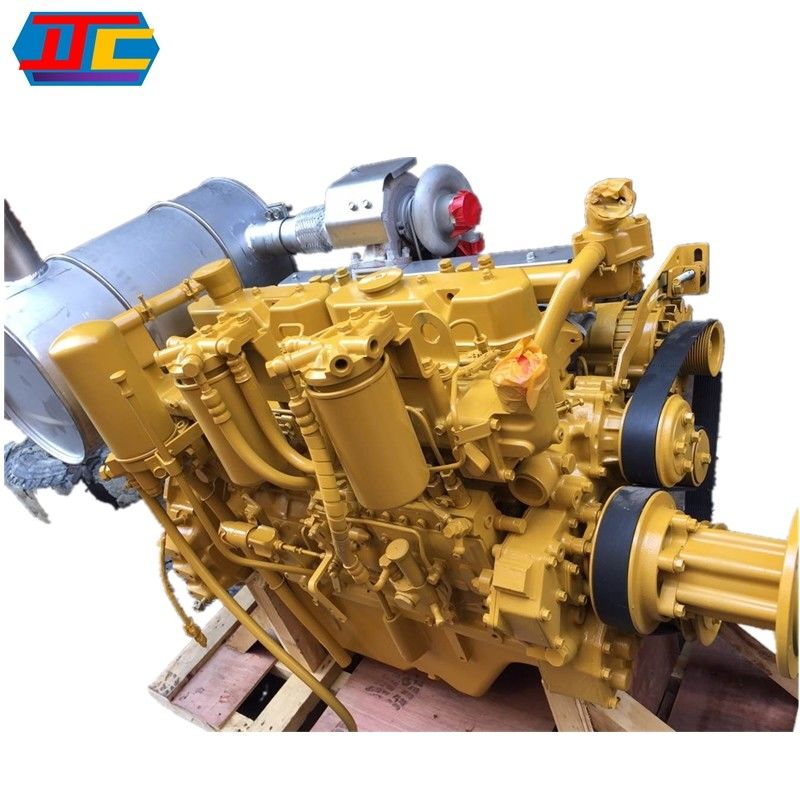 Color amarillo C.A.T 320 Material de acero del motor para la excavadora S6K