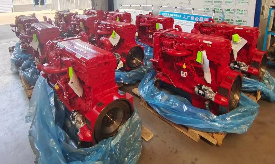 Cummins QSX15 Nuevo motor, excavadora Sany 485, montaje del motor de la excavadora rotativa