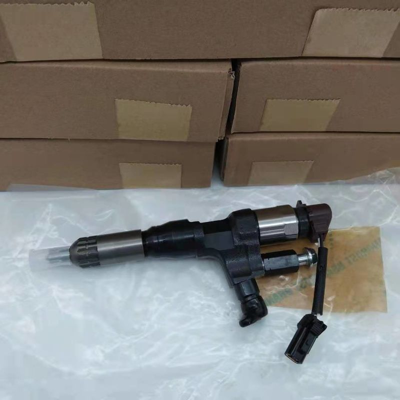 095000-6593 Partes eléctricas de las excavadoras Diesel Inyector de combustible de ferrocarril común Assy para HINO J08E