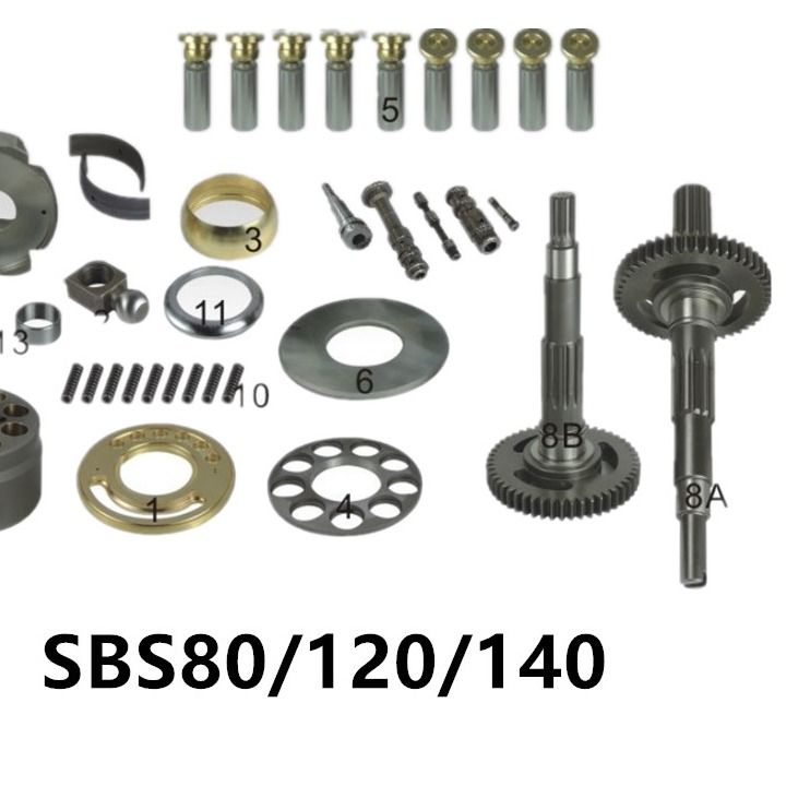 SBS80 SBS120 SBS140 Excavadora de las partes de la bomba hidráulica, 325C de las partes de la bomba del gato
